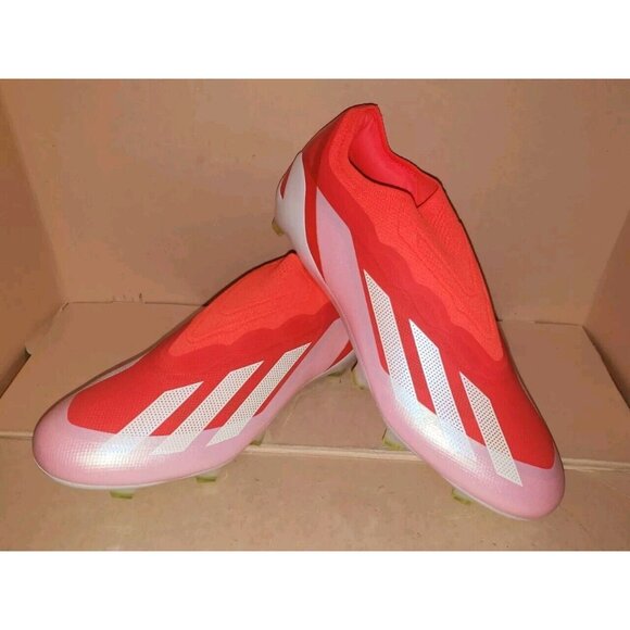 Adidas X Crazyfast Elite SG Laceless Soccer Shoes Men\'s Size 8 Orange IG0611 New main image 8